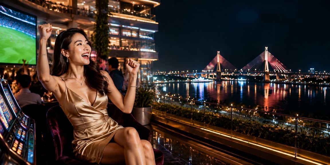 Cô gái Cần Thơ thoải mái chơi slots trên điện thoại di động