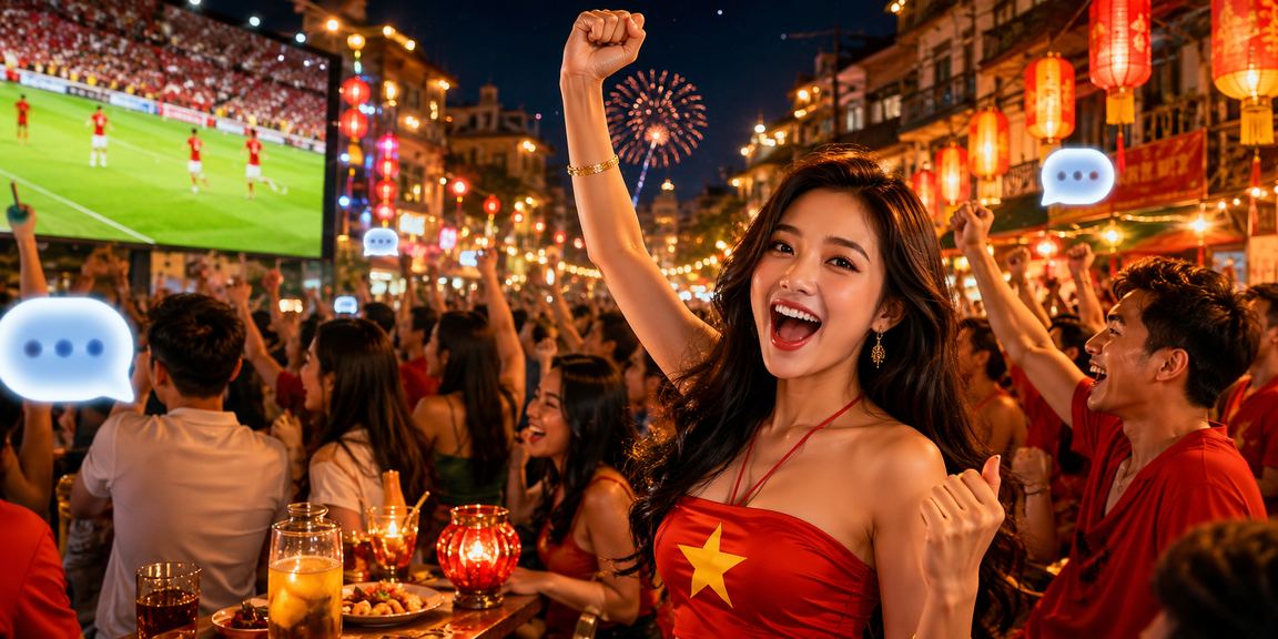 Người dùng Hà Nội xem kèo bóng đá trực tuyến buổi tối tại chợ đêm