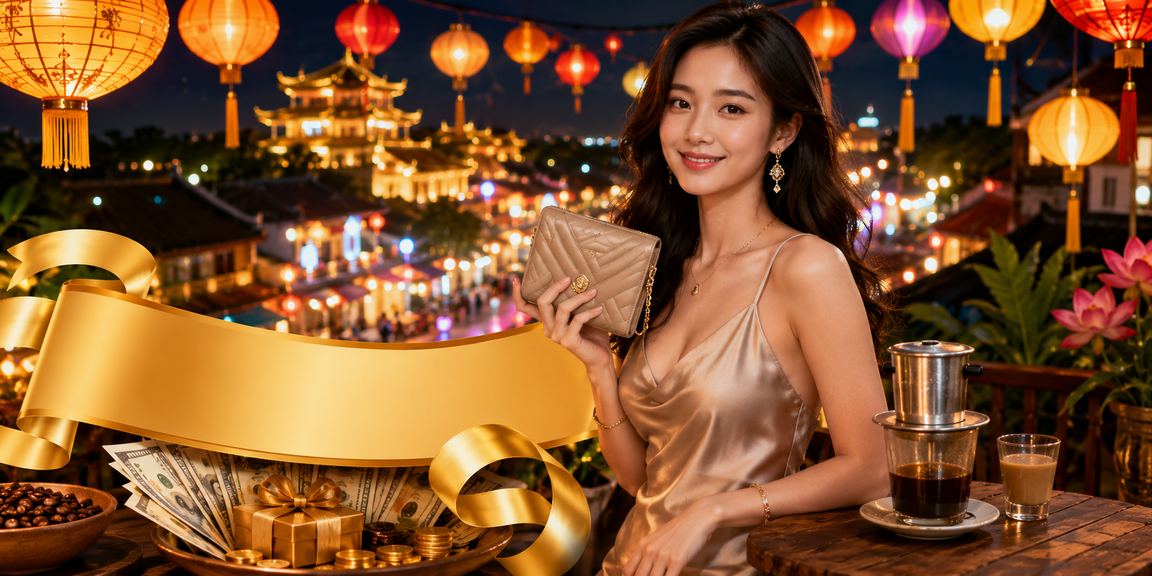 Người dùng Huế nhâm nhi cà phê vừa khám phá ưu đãi cashback trên điện thoại