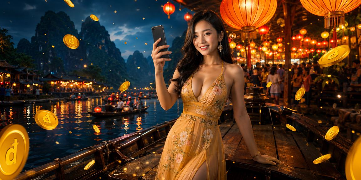 Nhóm bạn trẻ tại Ninh Bình xem esports và tìm hiểu cách đặt cược trên điện thoại ban đêm
